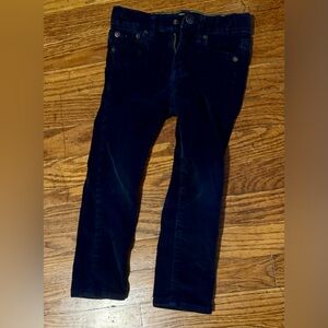 Crewcuts Navy Blue Corduroy Pants with stretch, size 3